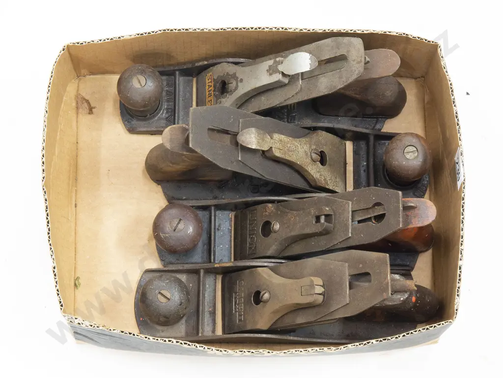 Four Assorted Woodworking Planes Image 1++