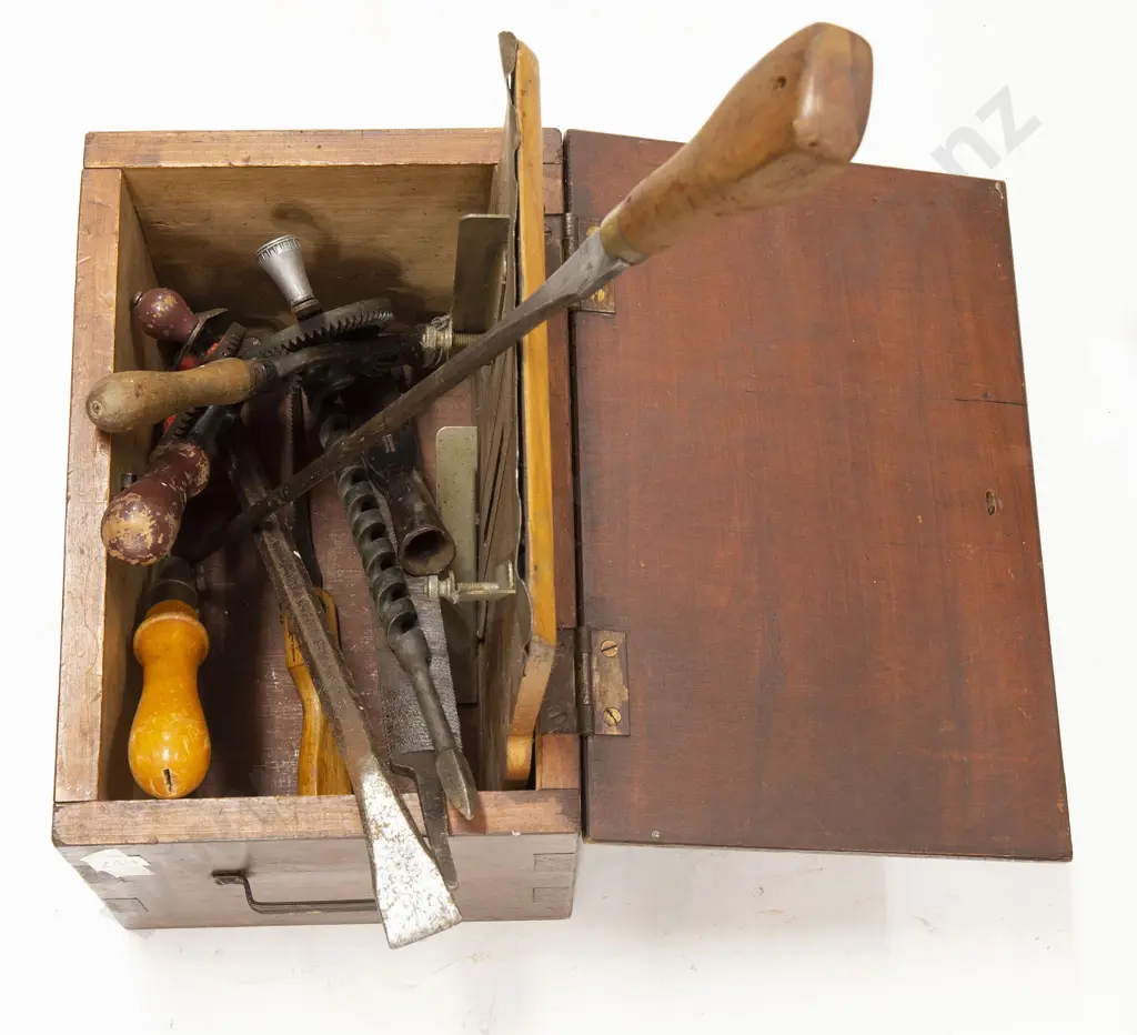 Various Tools with Wooden Box Image 1++