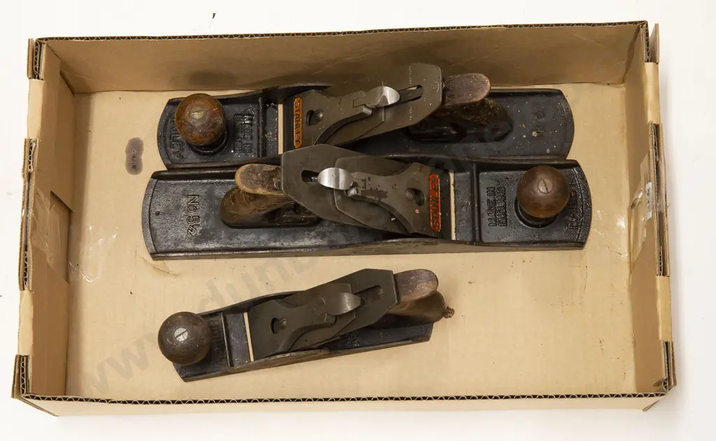 Three Assorted Woodworking Planes Image 1++
