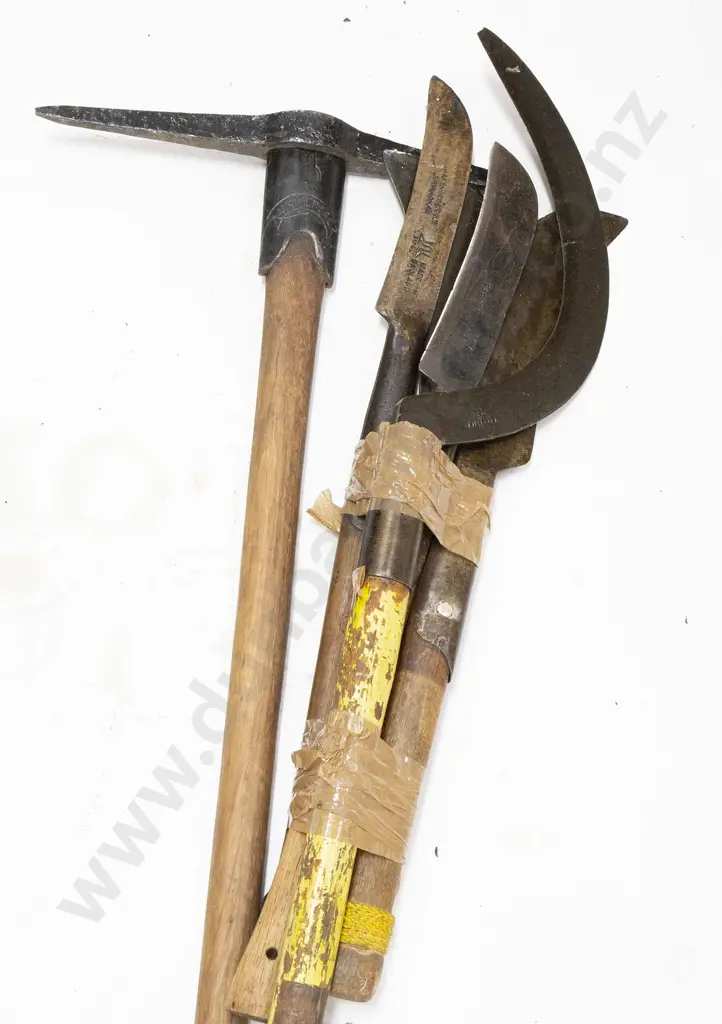 Five Garden Cutters and Pick Image 1++