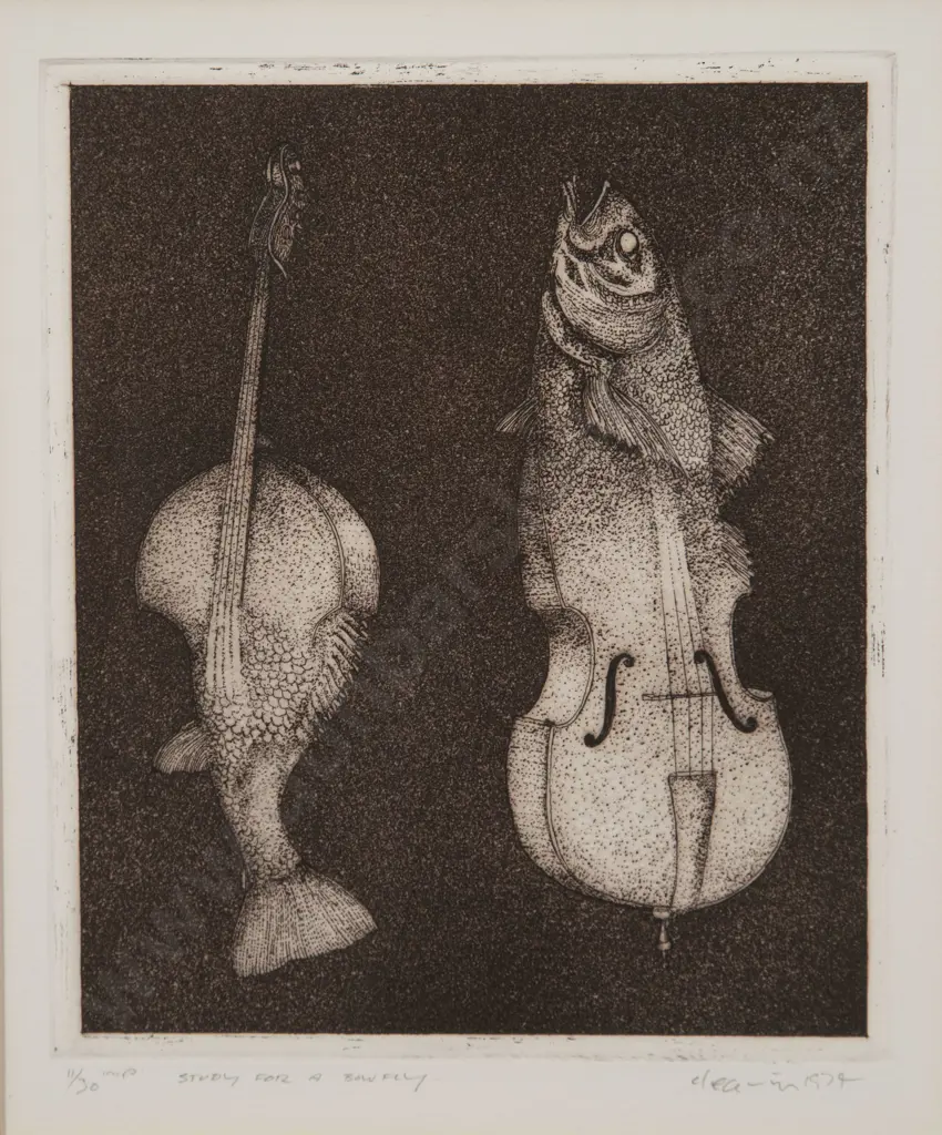 Barry Cleavin - Study for a Bow Fly Image 1++