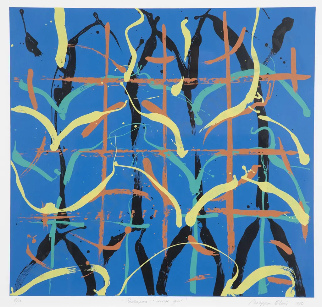 Philippa Blair - Packapoo: orange grid Image 1++