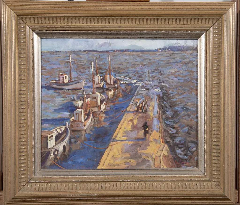 Robert Warren - Docking at the Wharf Image 1++