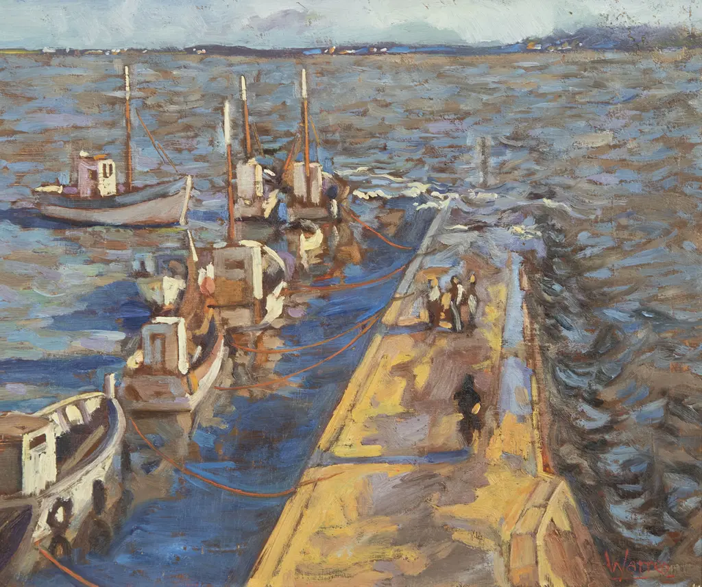 Robert Warren - Docking at the Wharf Image 1++