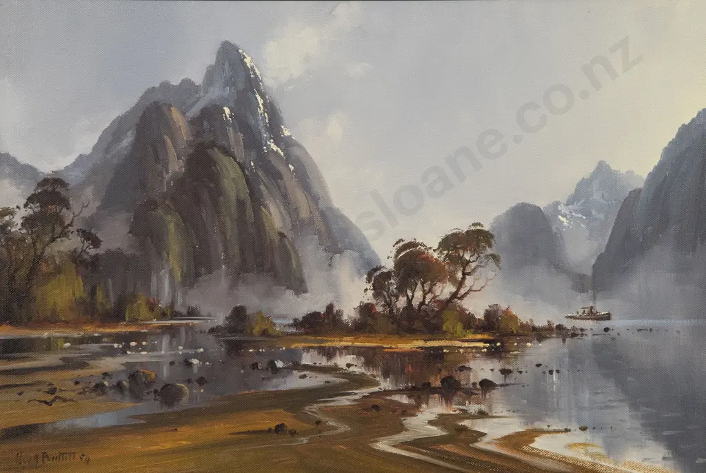 Neil Barlett - The Earnslaw on Lake Wakatipu Image 1++