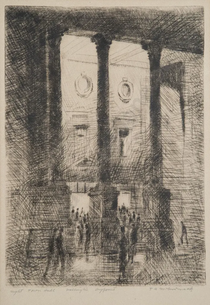 T A McCormack - Night Town Hall Wellington Image 1++