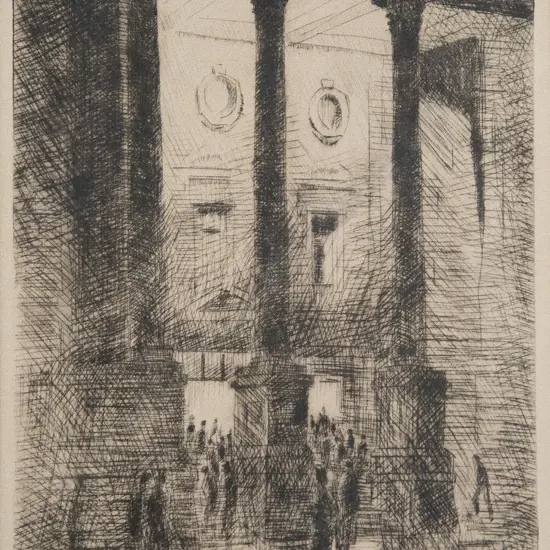 T A McCormack - Night Town Hall Wellington