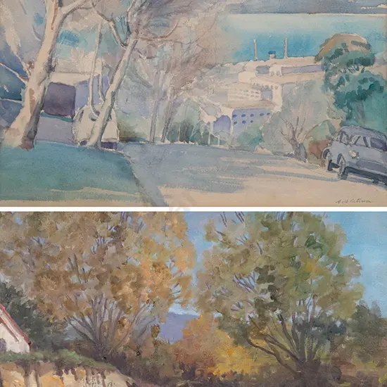 F Ross oil & Paterson watercolour (2)