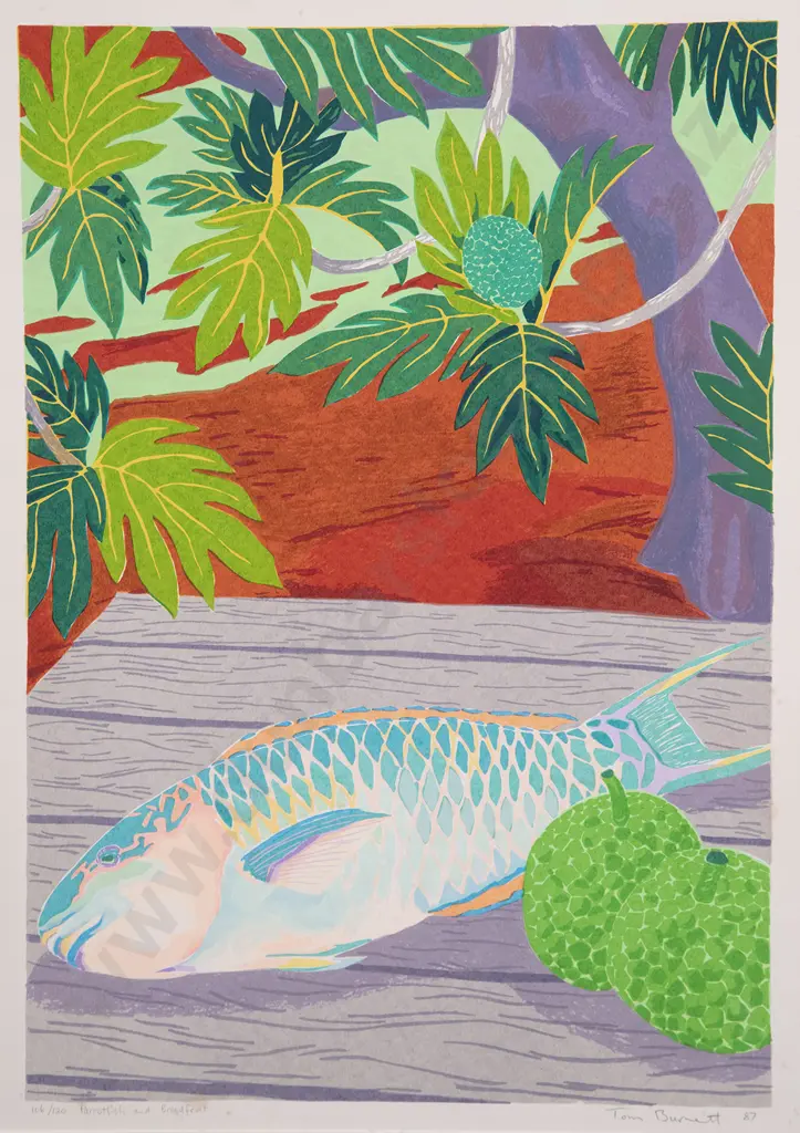 Tom Burnett - Parrotfish & Breadfruit Image 1++