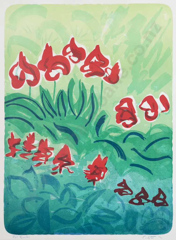 Rodney Fumpston - Red Garden Image 1++
