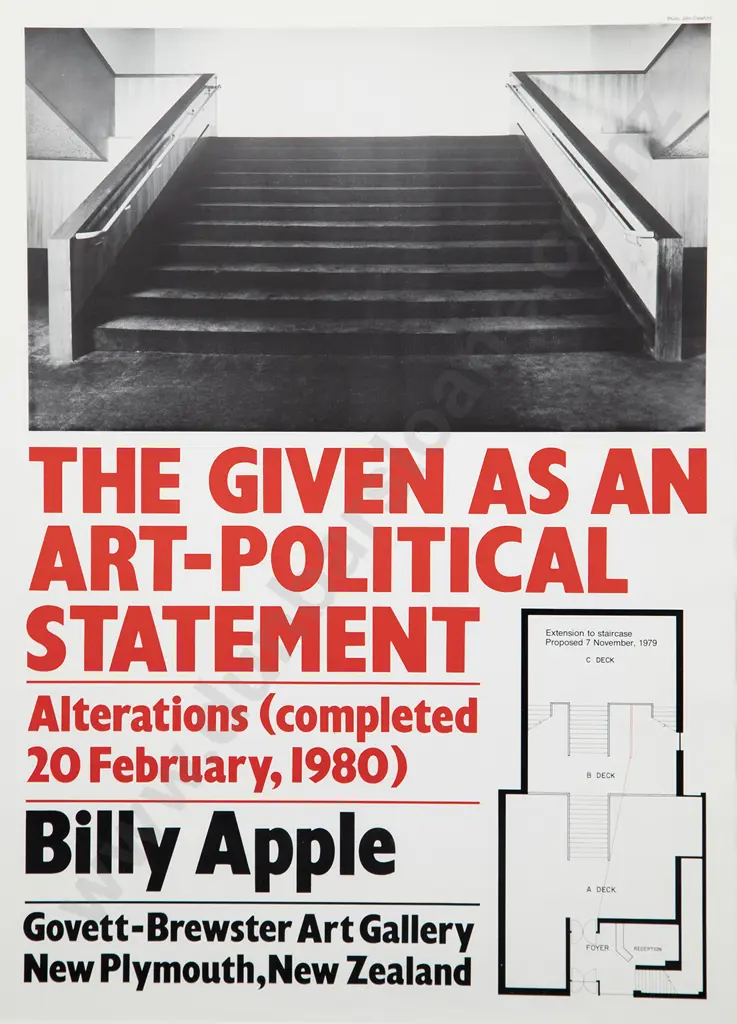 Billy Apple - The Given as an Art-Political Statement Poster Image 1++