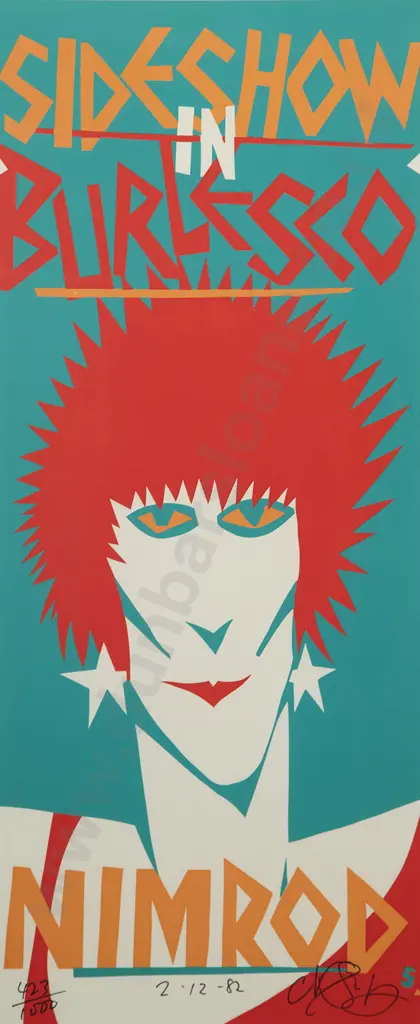 Martin Sharp (Australian) - Side Show in Burlesco Image 1++