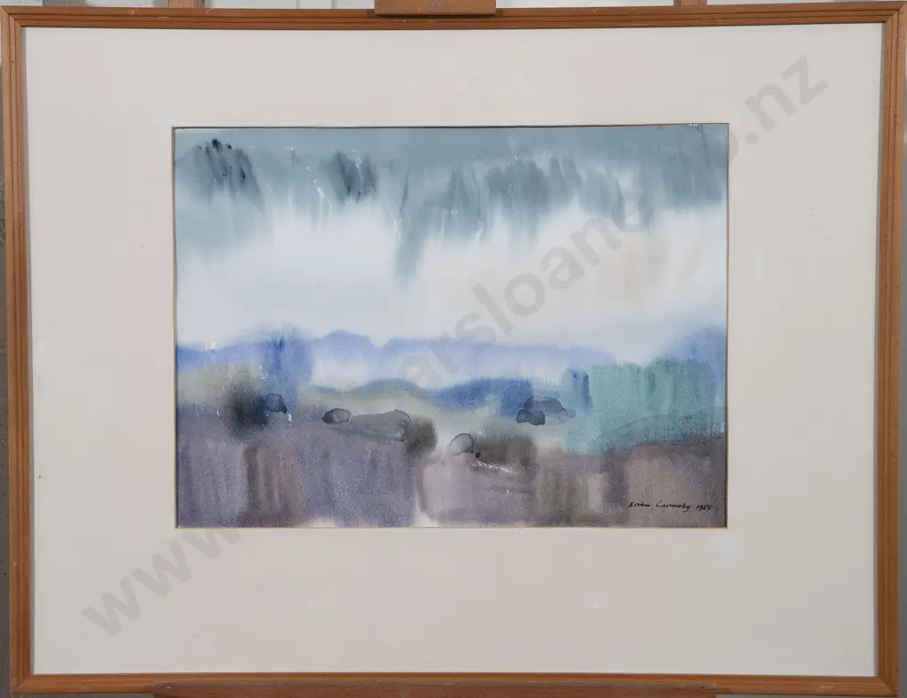Brian Carmody - Wellington Rain Towards the Orongorongas Image 1++