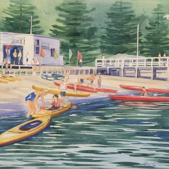 Alfred Memelink - Days Bay Boatshed