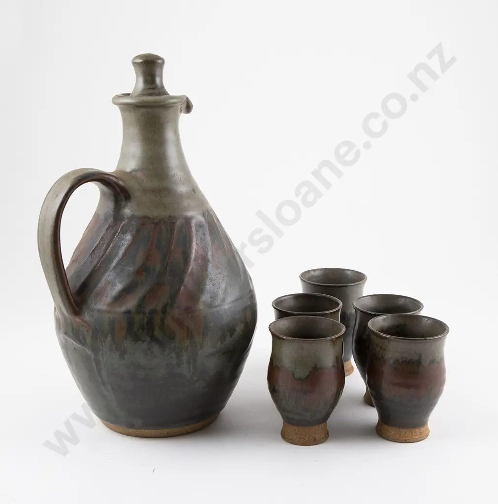 Simon Englehart Wine Flagon & Five Tumblers Image 1++