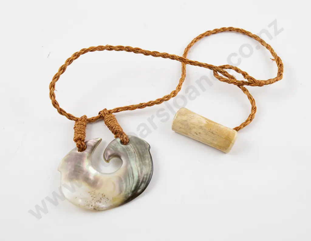 George Nuku Pearl Shell Pendant Image 1++