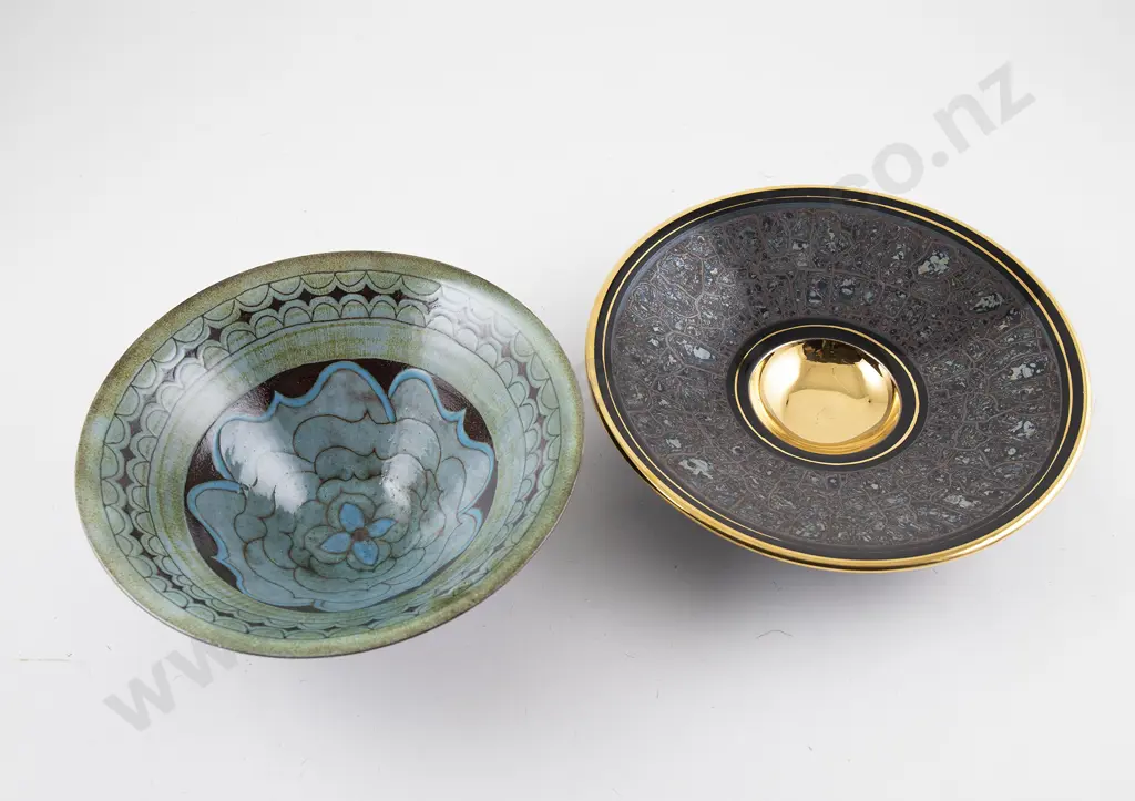 Peter Collis Shallow Bowl & Barry Ball Bowl Image 1++
