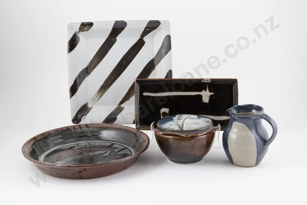 Five Pieces NZ Pottery Image 1++