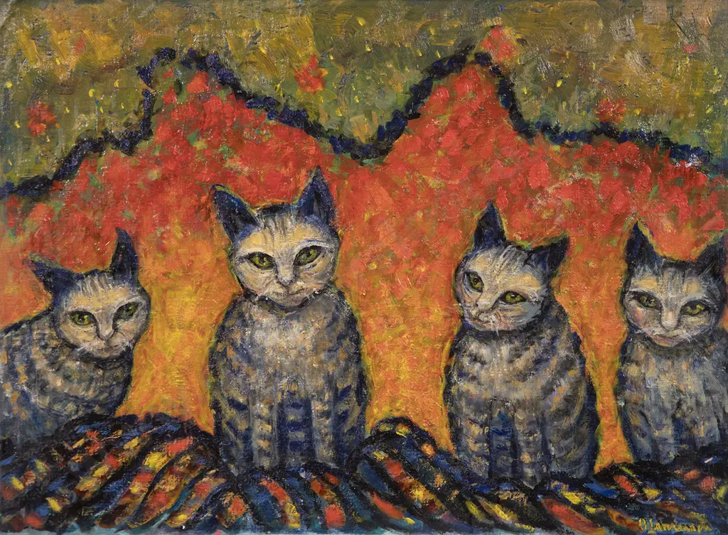 Olive Laurenson - Cats & Dragonflies Image 1++