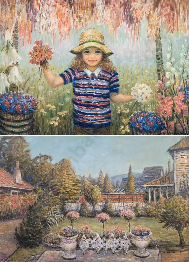 Olive Laurenson - Summer Garden & The Little Gardener (2) Image 1++