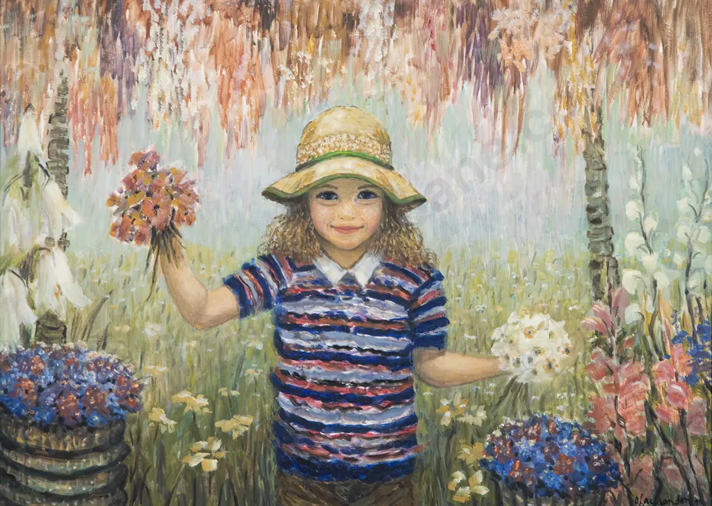 Olive Laurenson - Summer Garden & The Little Gardener (2) Image 1++