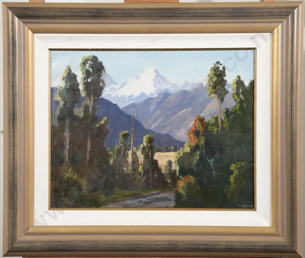 E B Lattey - Mt La Perouse from Gillispies Road Fox Image 1++
