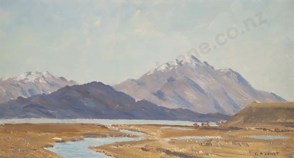 G A Genet - Stream & Lake Pukaki Image 1++