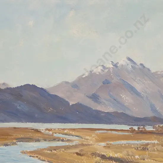 G A Genet - Stream & Lake Pukaki