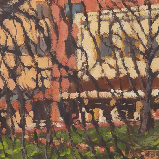 Philip Beadle - Winter Reflection Oxford Terrace