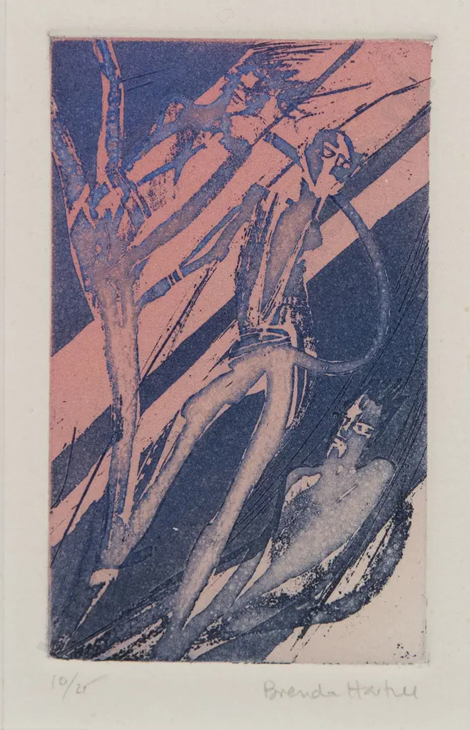 Roy Dalgarno ink study & Brenda Hartill print (2) Image 1++