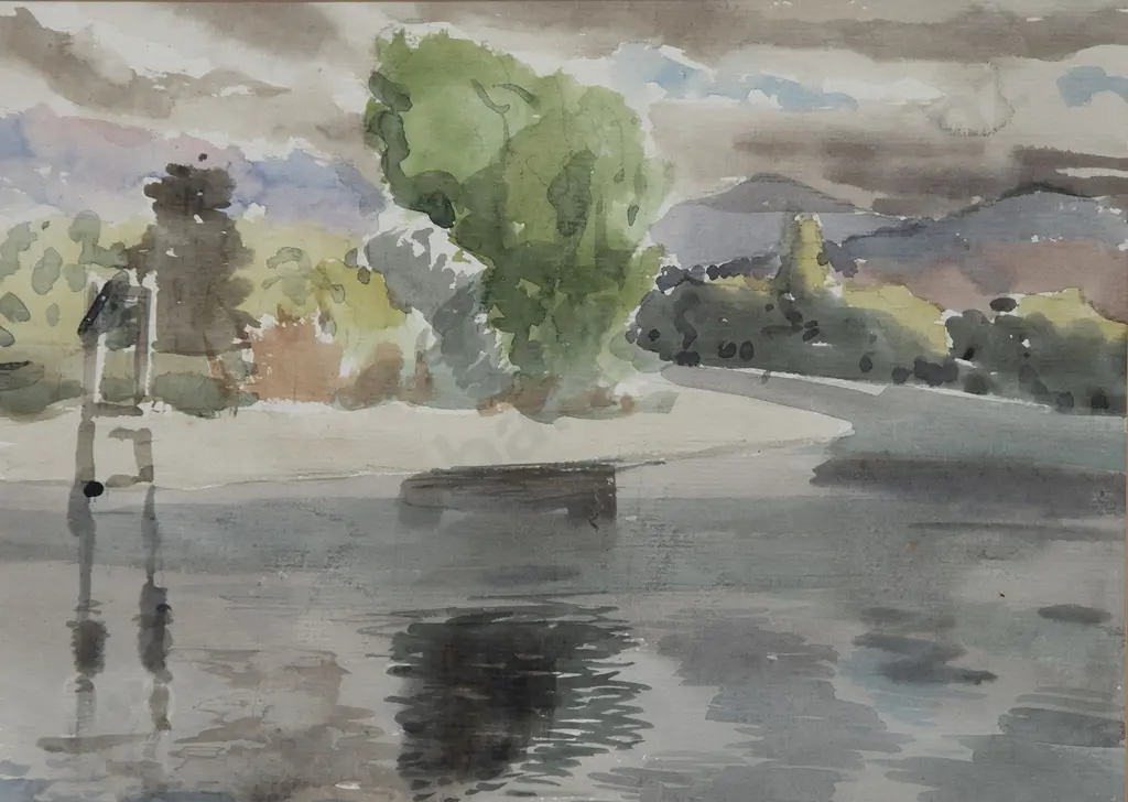 Stewart MacLennan - Inangahua River & other watercolour (2) Image 1++