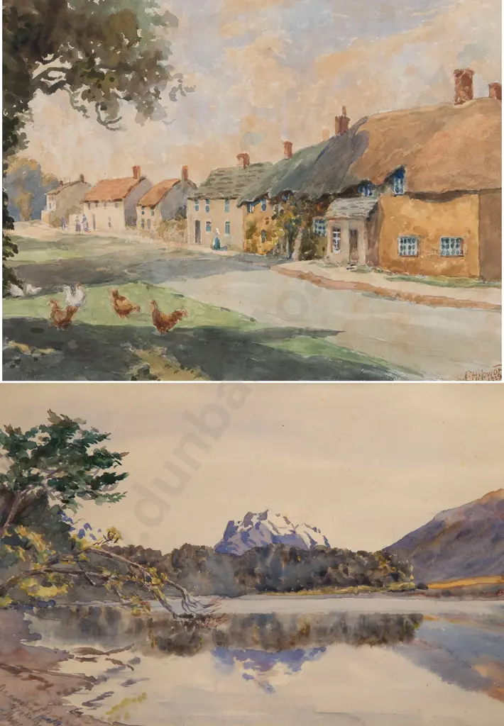 C H Howorth & other watercolour (2) Image 1++