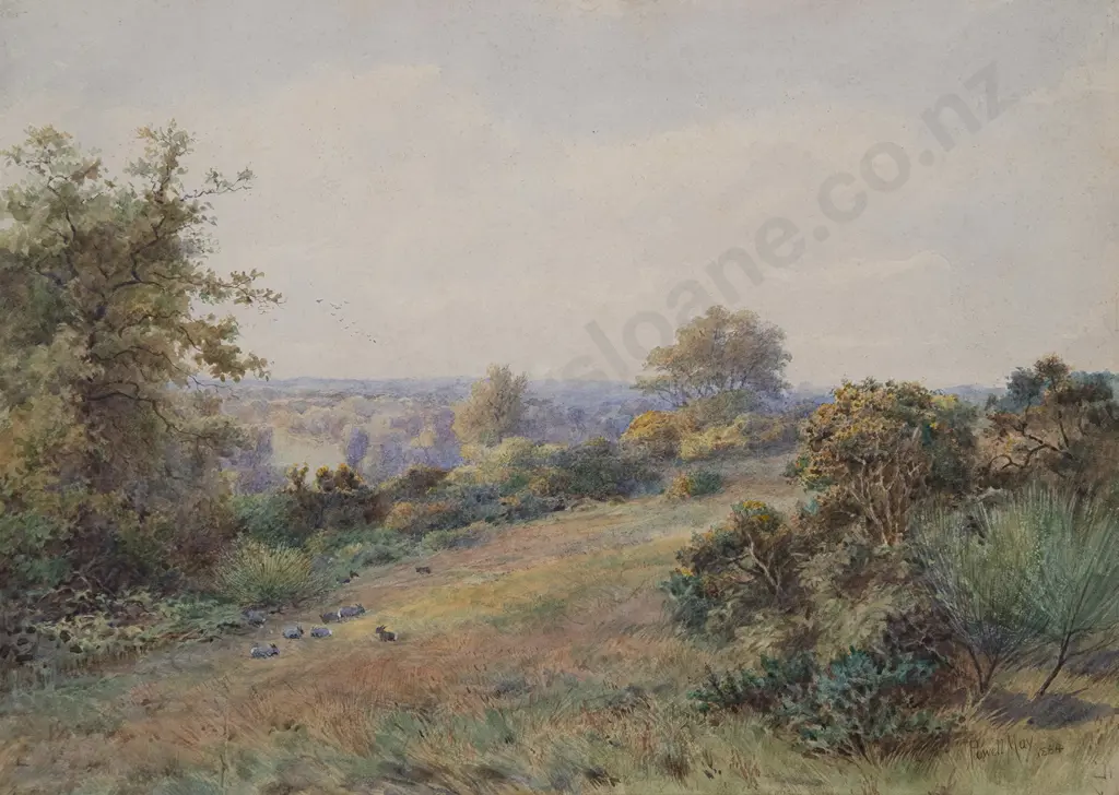George Barret Jnr & Arthur Powell May watercolours (2) Image 1++