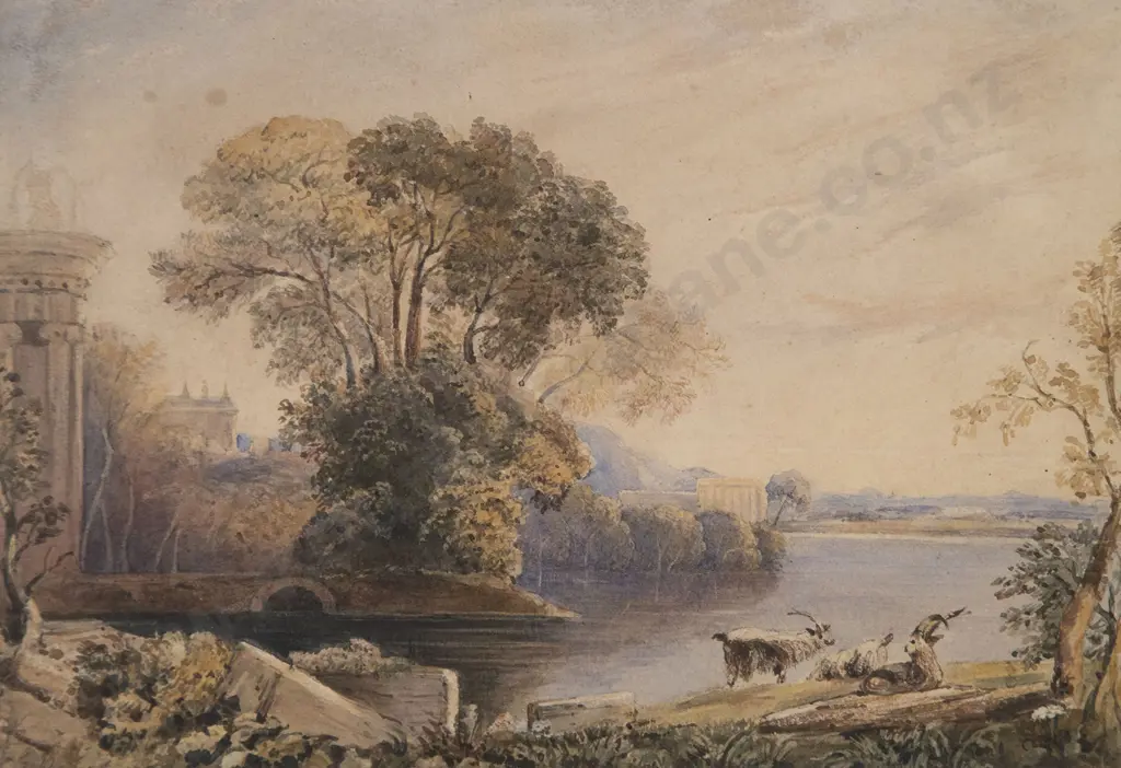 George Barret Jnr & Arthur Powell May watercolours (2) Image 1++