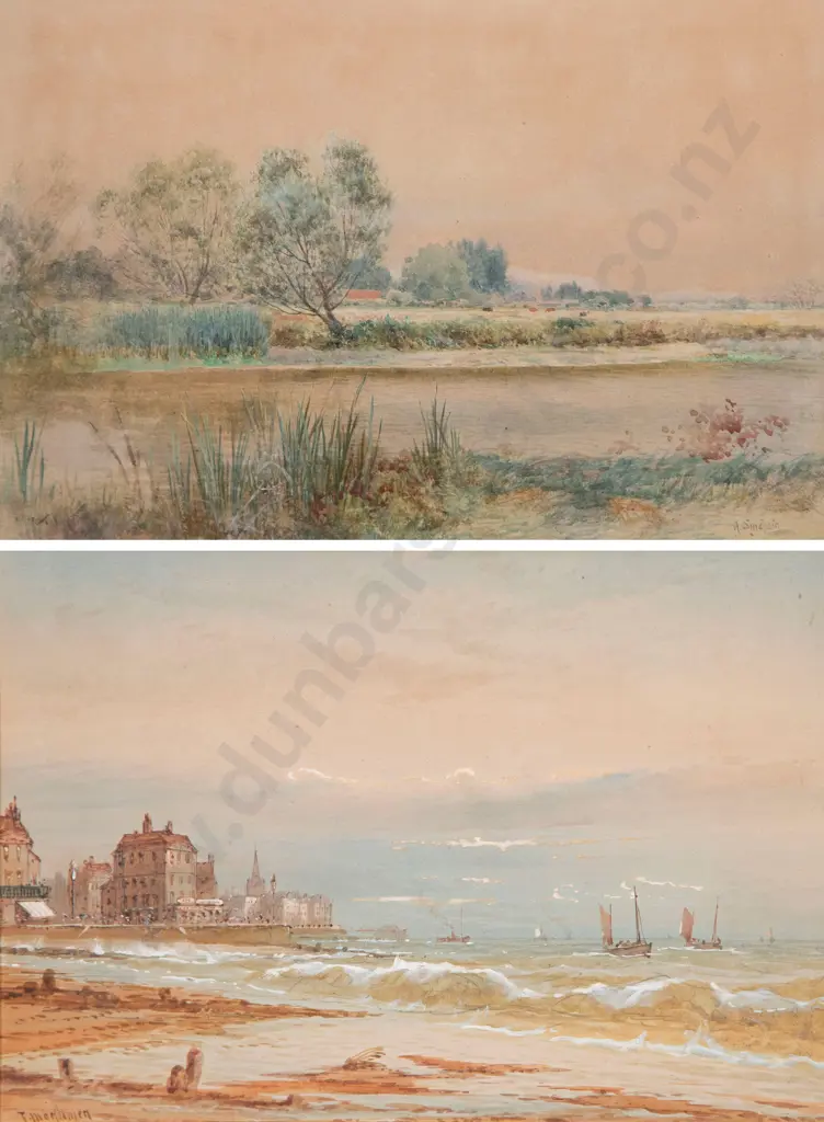 Thomas Mortimer & Alfred Sinclair watercolours (2) Image 1++