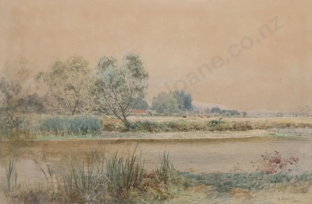 Thomas Mortimer & Alfred Sinclair watercolours (2) Image 1++