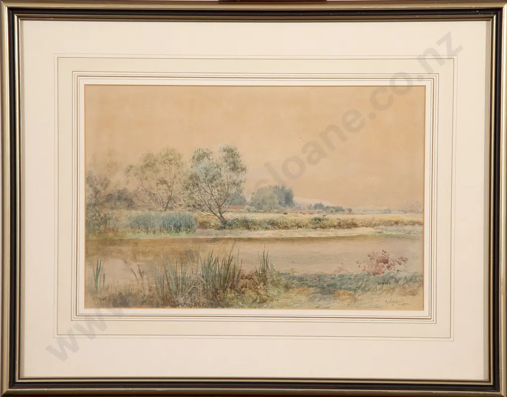 Thomas Mortimer & Alfred Sinclair watercolours (2) Image 1++