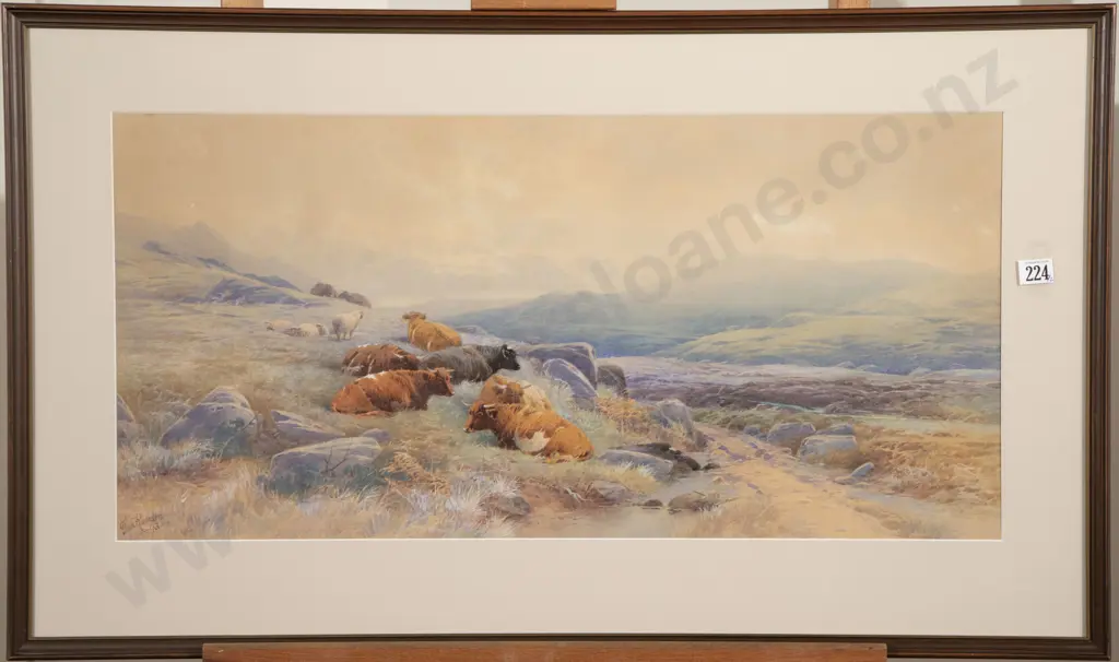 Thomas Rowden (British) - Pair of Watercolours Image 1++