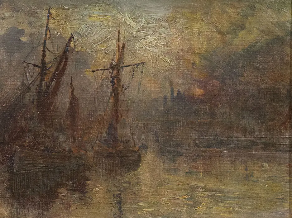 James Lawson Balfour (British) - London Dock & St Ives (2) Image 1++