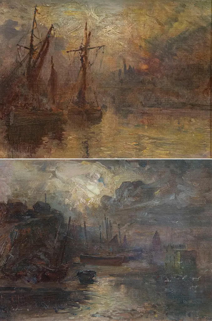James Lawson Balfour (British) - London Dock & St Ives (2) Image 1++