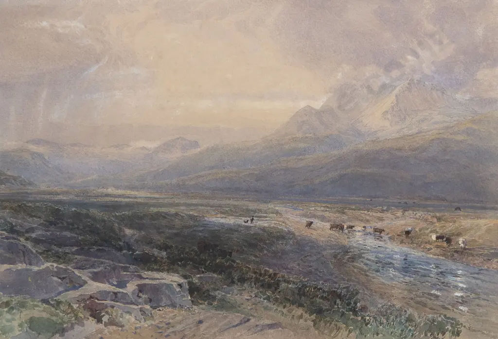 Attributed Spencer Vincent - Highland Scene Image 1++