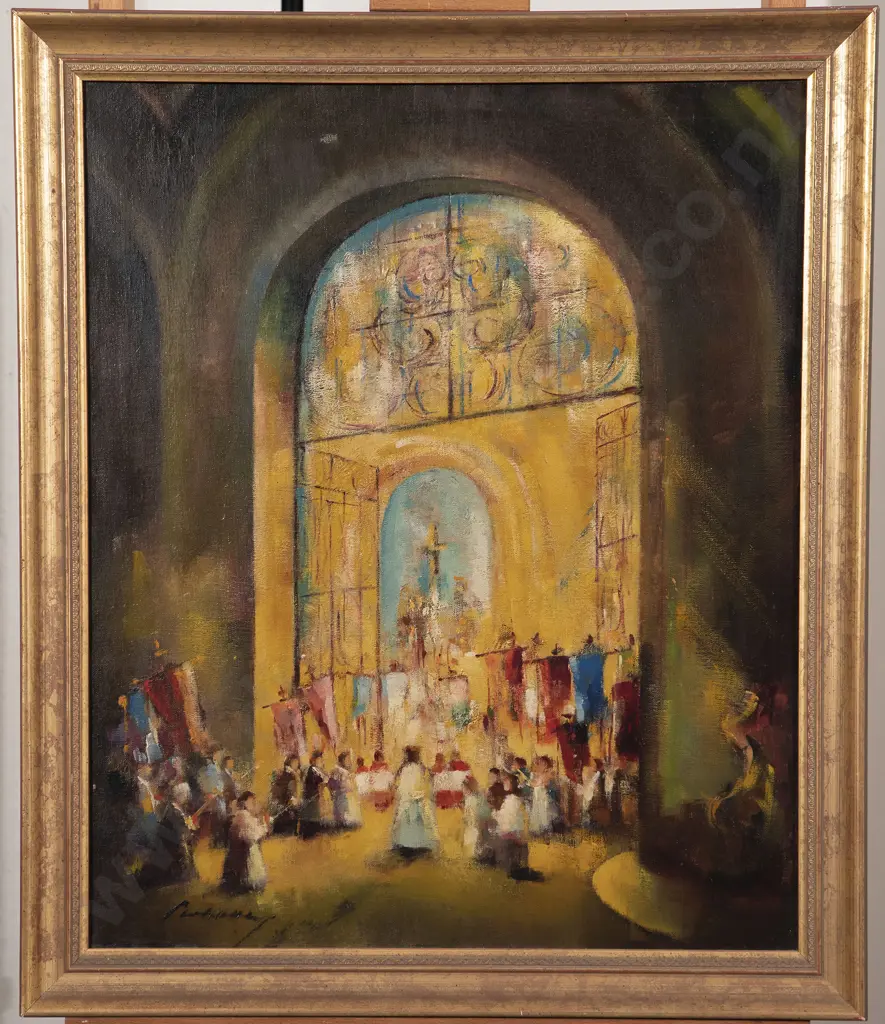 Unknown Artist - Chapel Interior Image 1++
