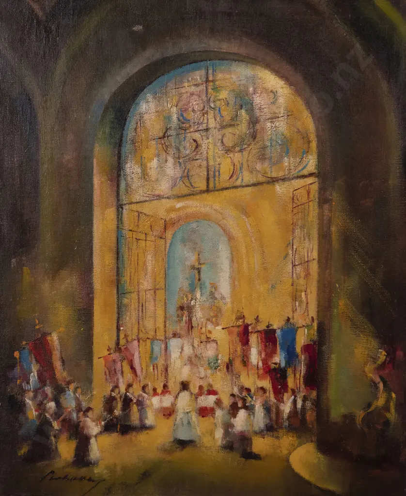 Unknown Artist - Chapel Interior Image 1++