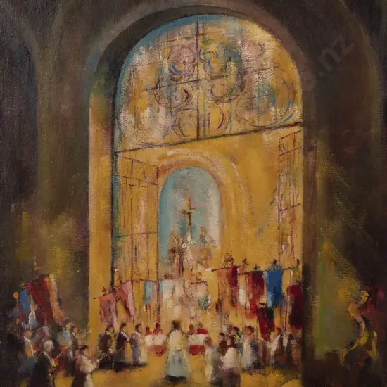 Unknown Artist - Chapel Interior