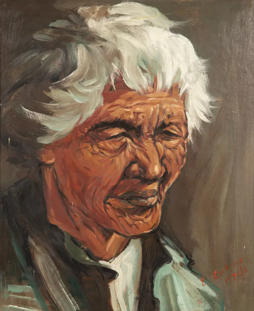 E Cucker - Maori Portrait Image 1++