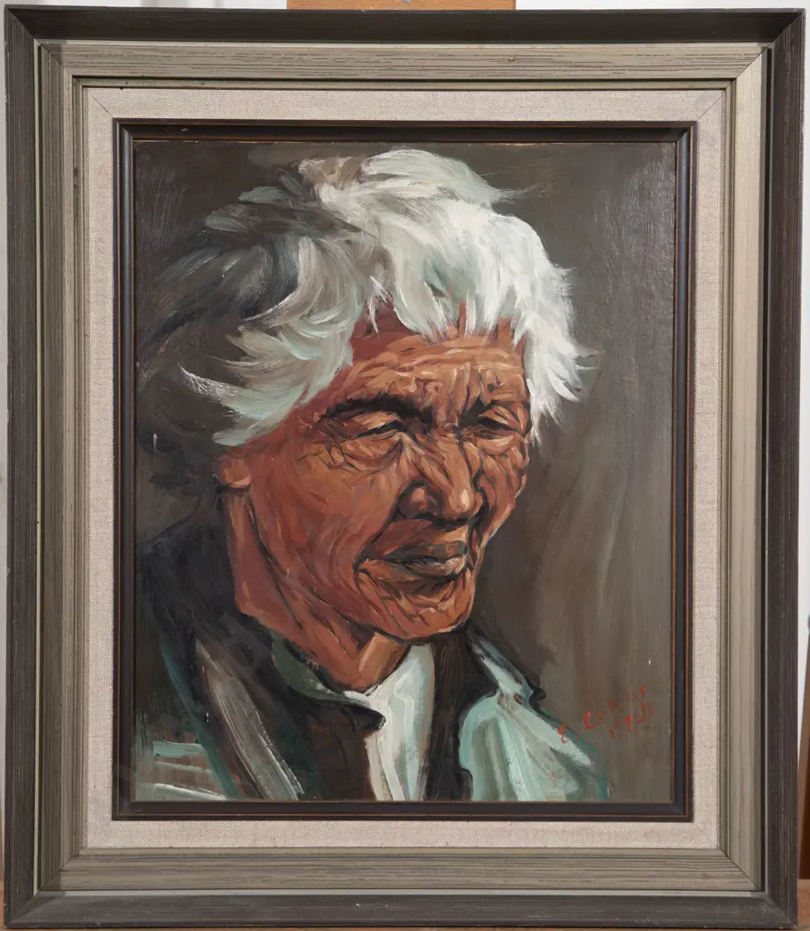 E Cucker - Maori Portrait Image 1++