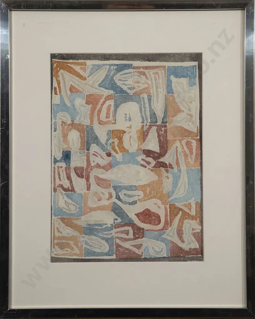 Geoff Fairburn - Two Maori Inspired Abstracts Image 1++