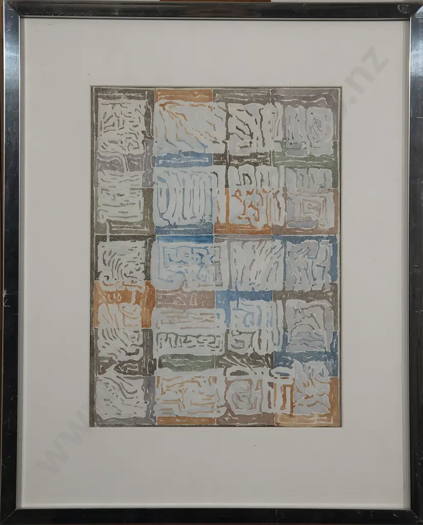 Geoff Fairburn - Two Maori Inspired Abstracts Image 1++