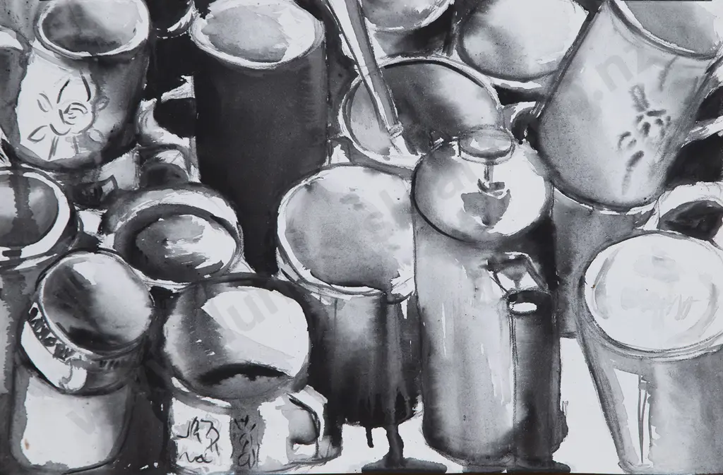 Greg Morrison & other unframed works on paper (4) Image 1++