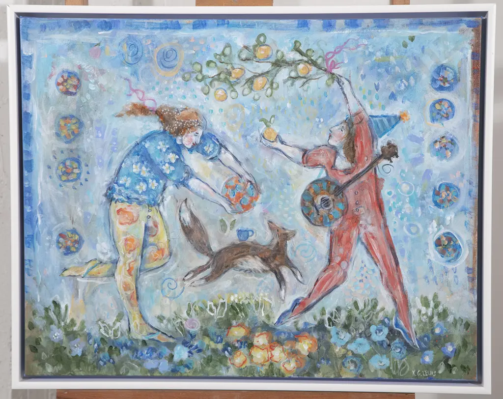Katherine Lewis (American) - A Jaunt with Fox Image 1++